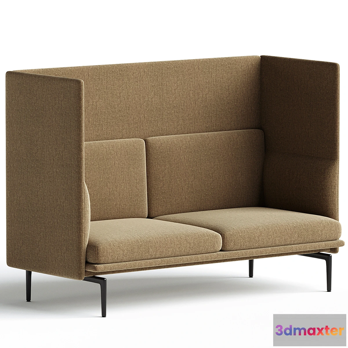 1397944 - Outline Highback 2 Seater Sofa 3D Max