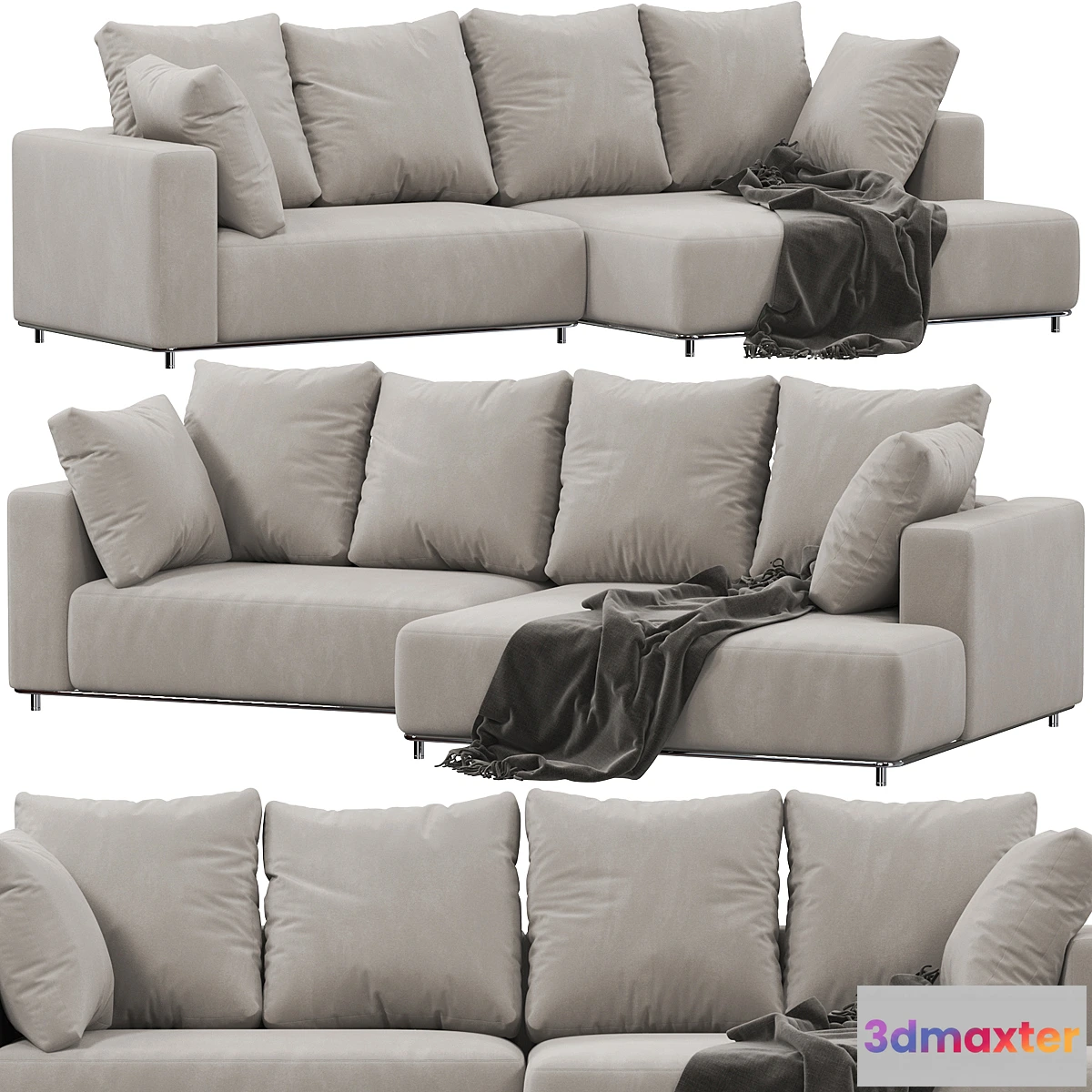1398746 - Sofa Eichholtz Colorado 3D Max