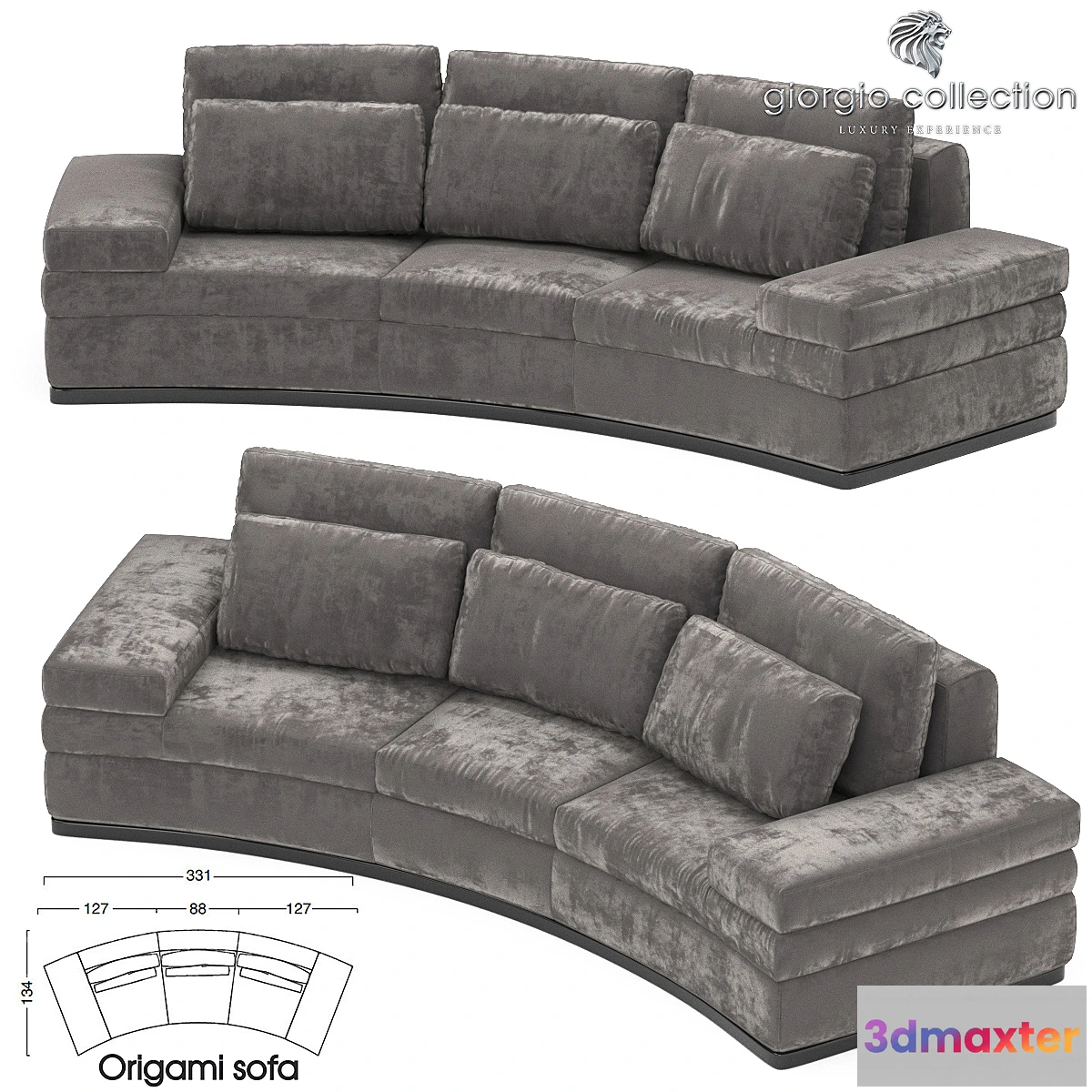 1399676 - Origami GIORGIO COLLECTION 3D Max