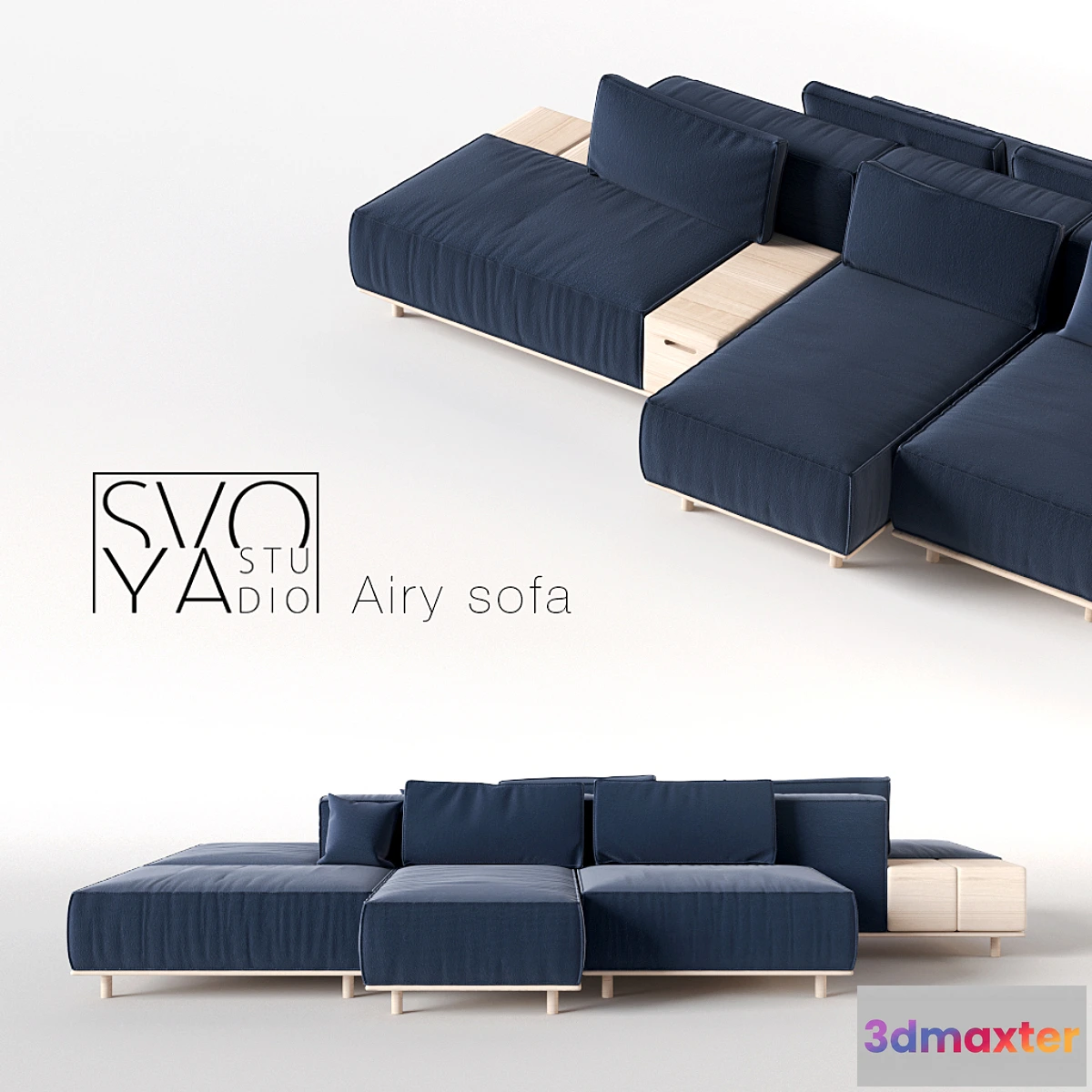 1400220 - Airy Sofa by SVOYA studio 3D Max