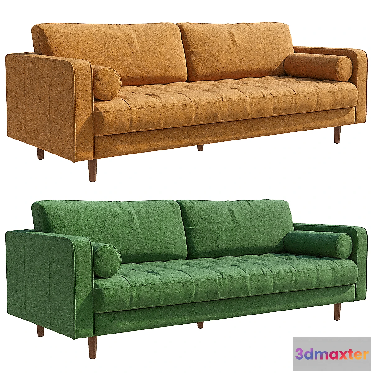 1400228 - Scott 3 seater sofa 3D Max