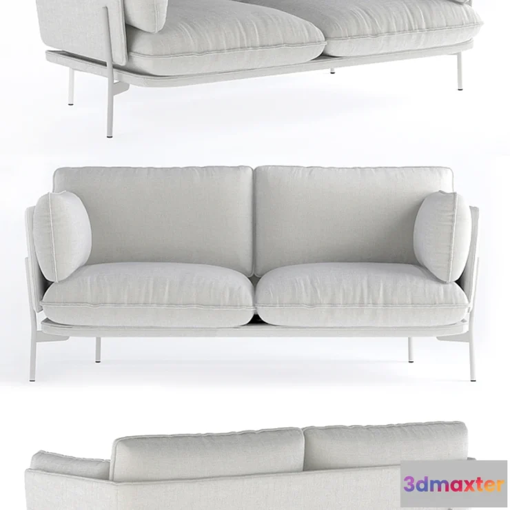 1400330 - Andtradition cloud 2 Seater sofa 3D Max