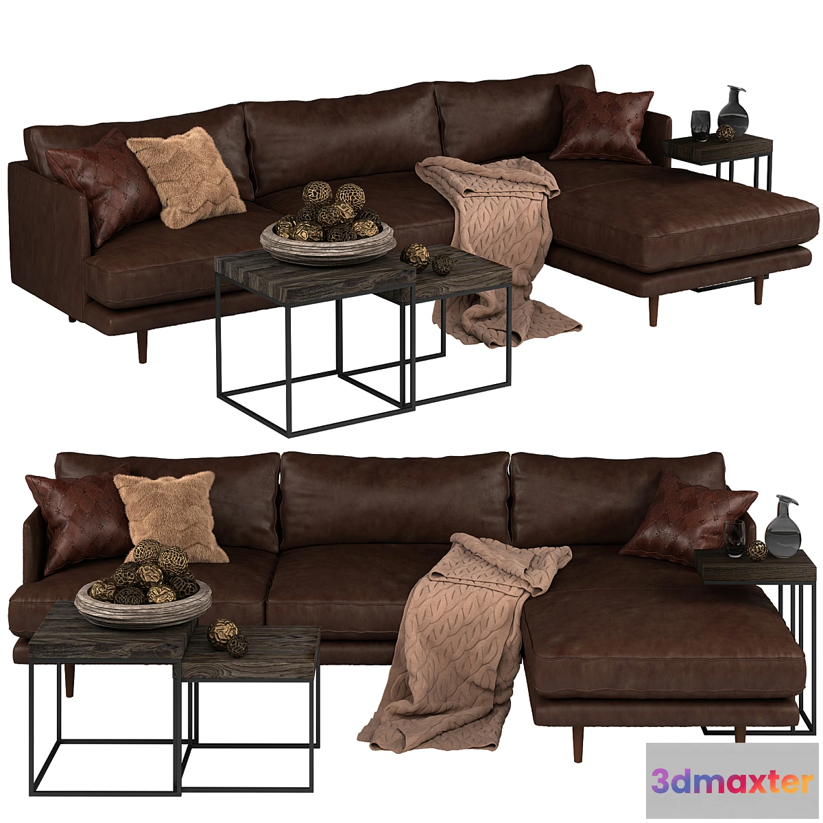 1400606 - Article burrard sectional sofa 3D Max