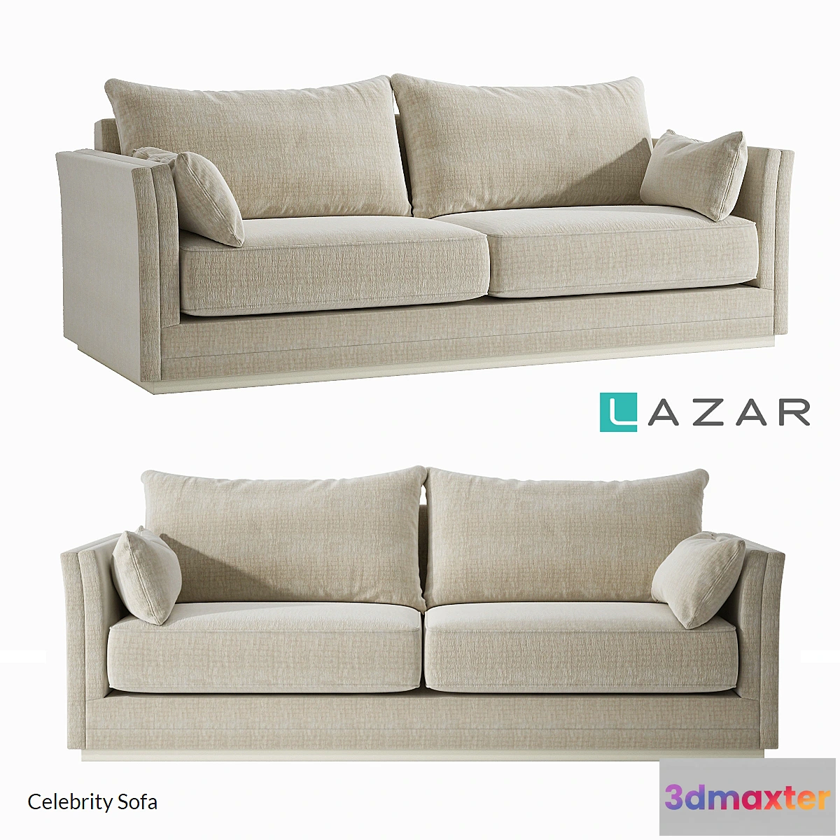 1400622 - LAZAR Celebrity Sofa 3D Max