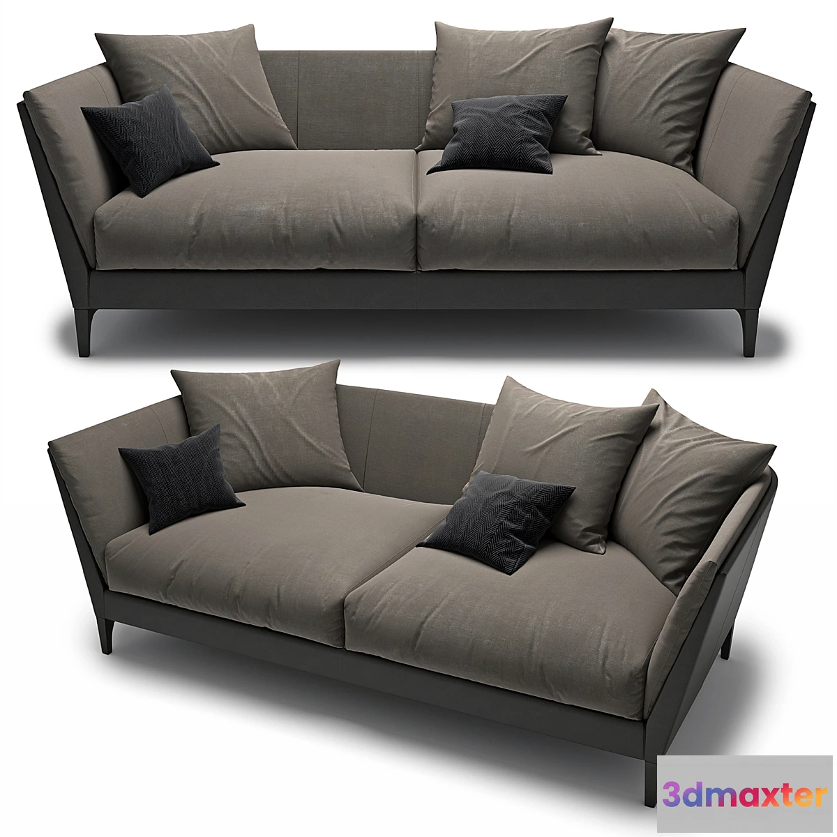 1401024 - Sofa Bretagne Poltrona Frau 3D Max