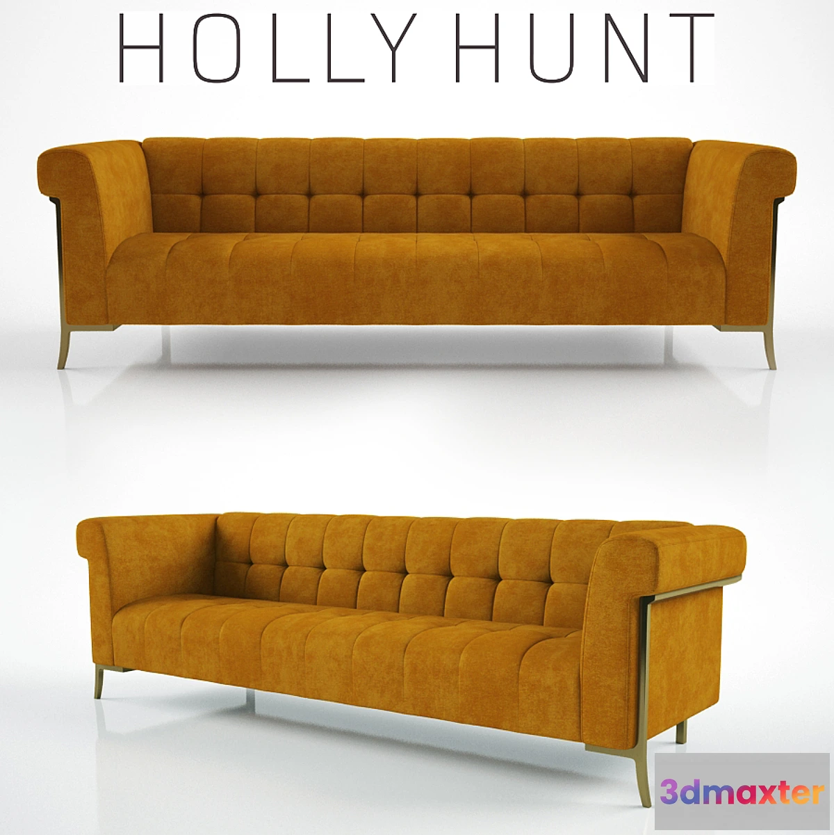 1401082 - Holly Hunt Sheffield sofa 3D Max