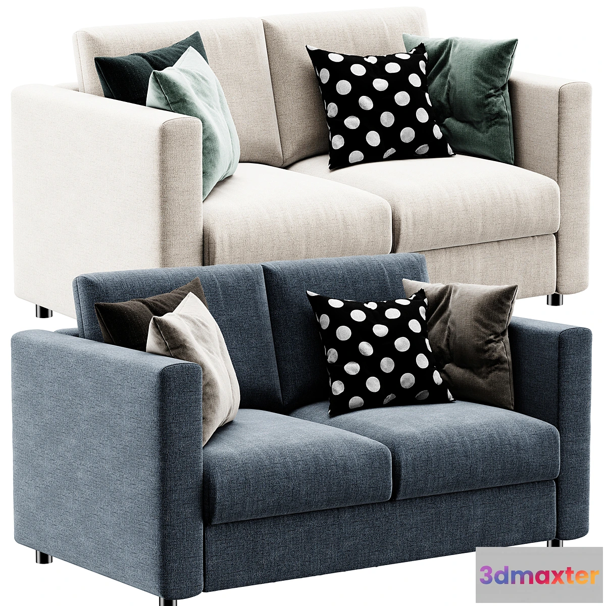 1401318 - Ikea Finnala 2 seater sofa 3D Max