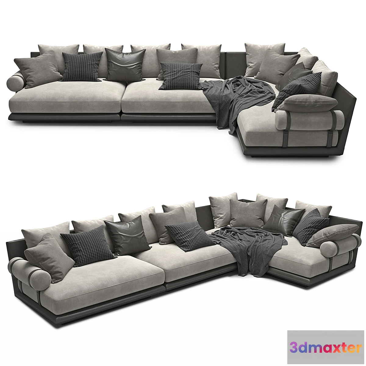 1401446 - Sofa Noonu B&B Italia 3D Max