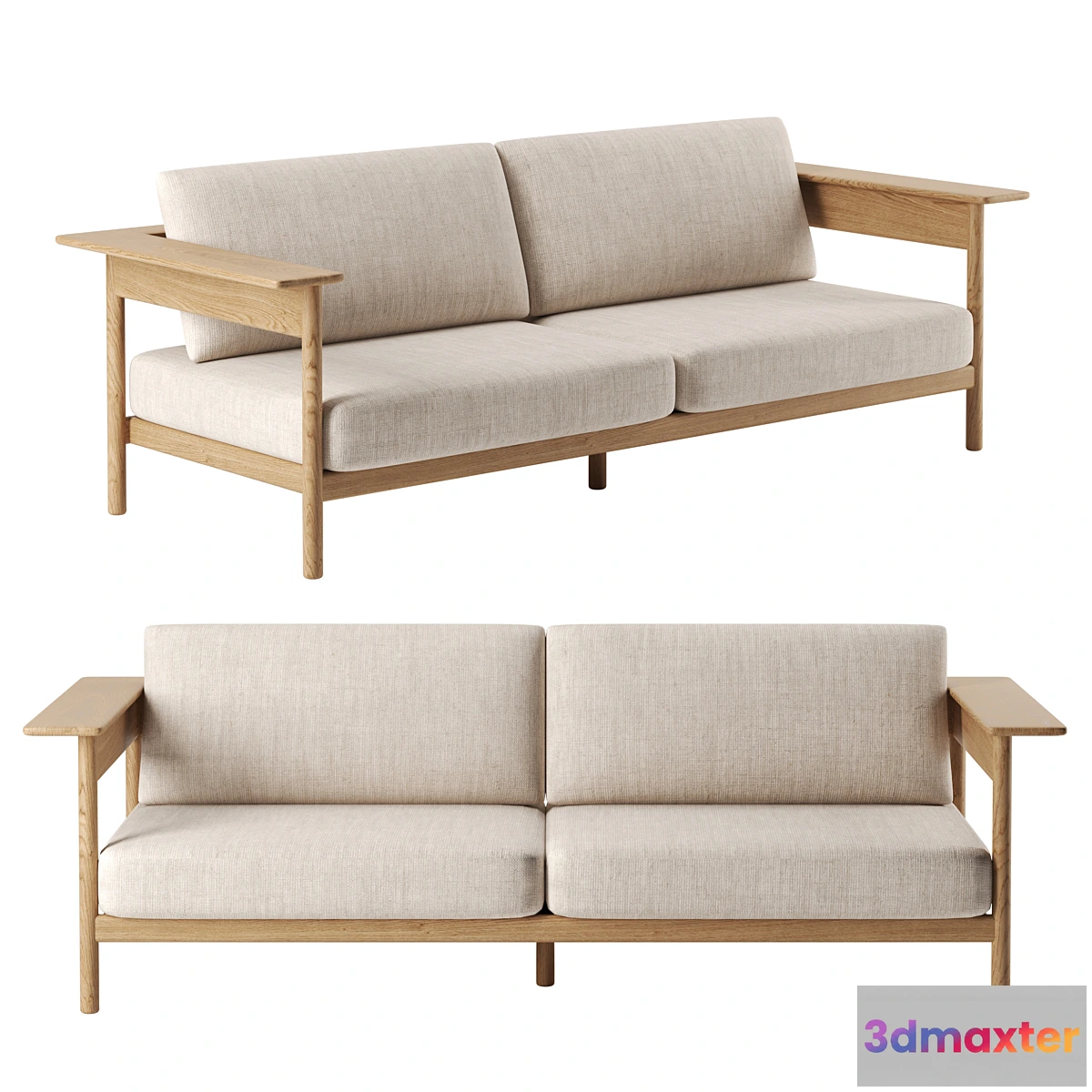 1401998 - N-S01 Sofa by Karimoku Case Study 3D Max