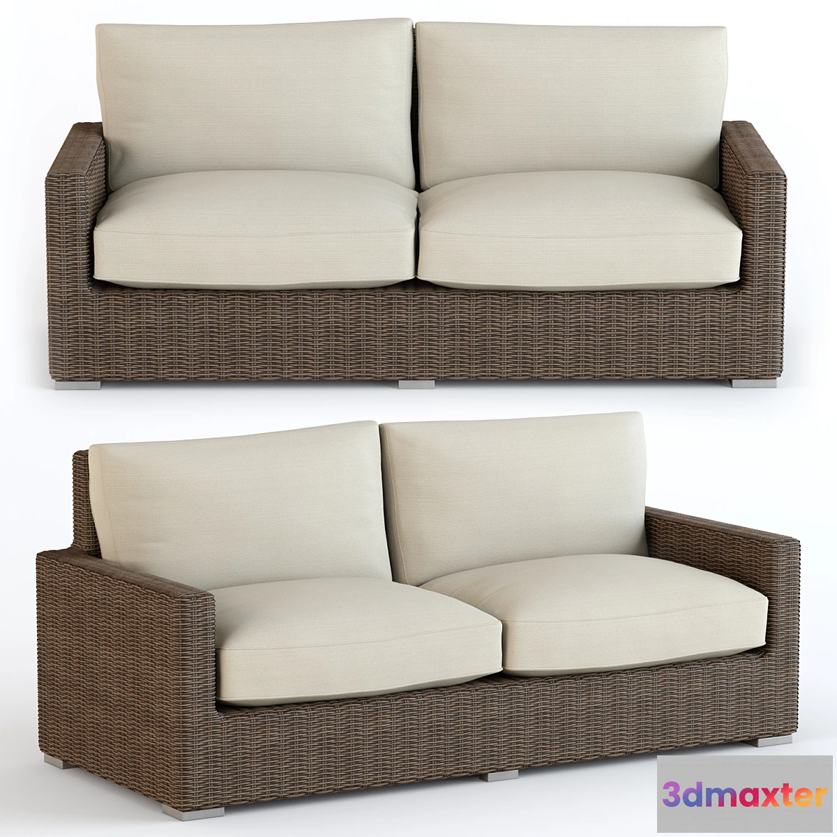 1402654 - Coronado Mid Sofa 3D Max