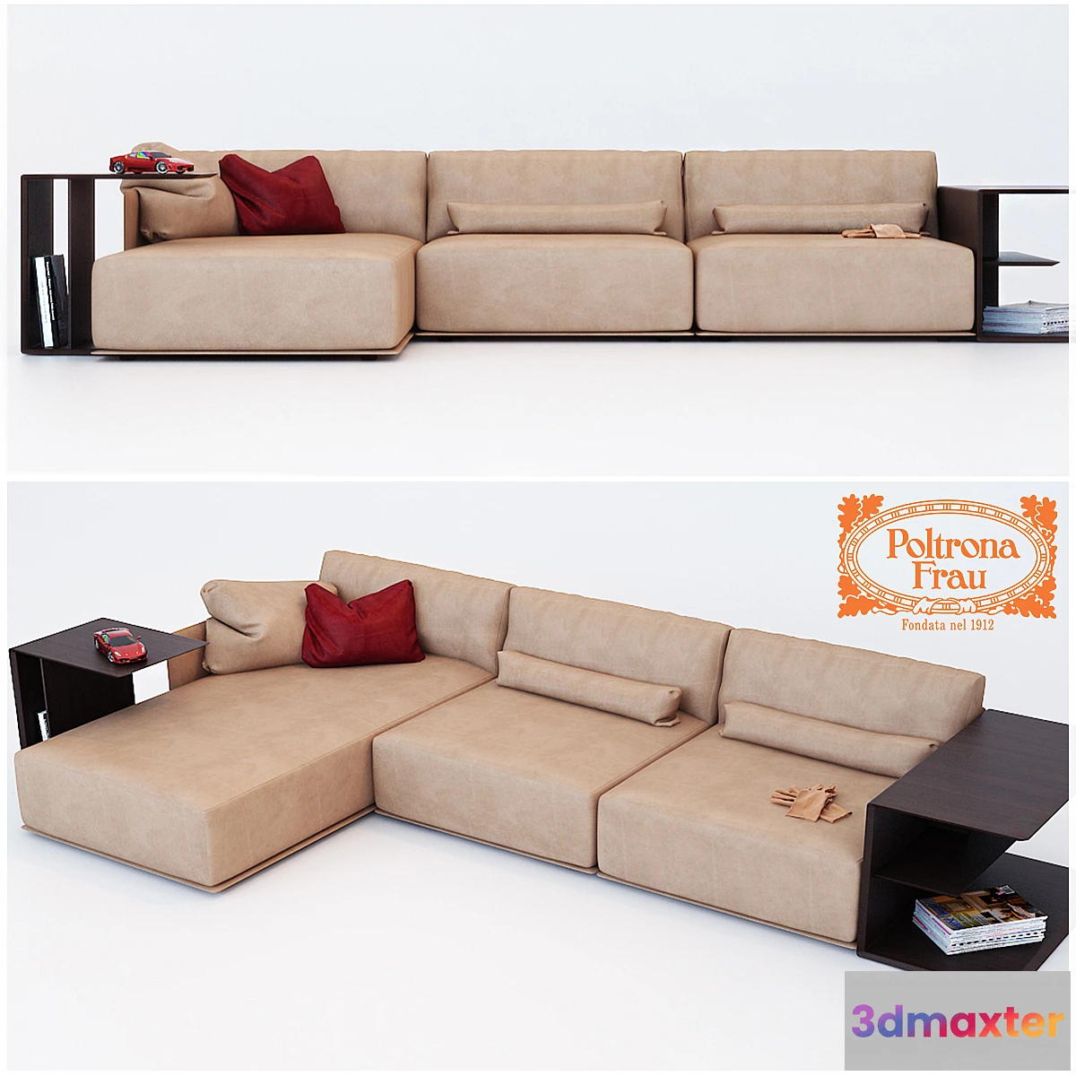 1403144 - poltrona frau cassiopea 3D Max