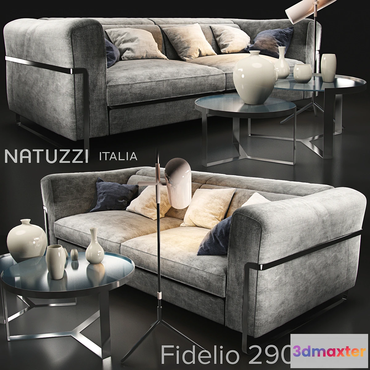 1403542 - Sofa_natuzzi_fidelio 2907 3D Max