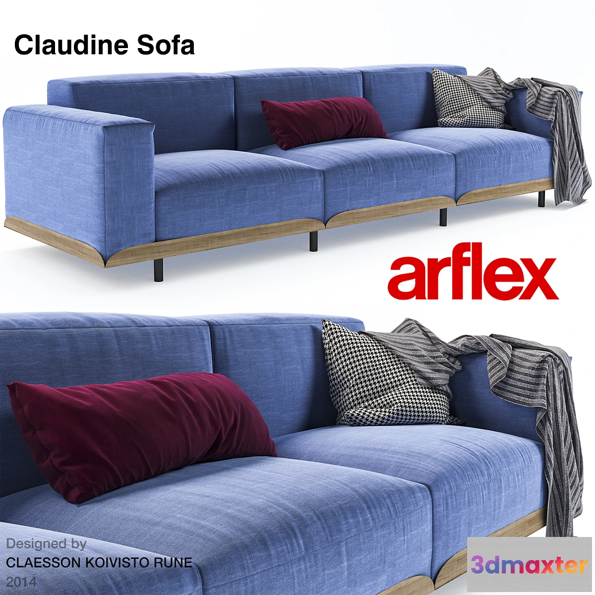 1404568 - claudine Sofa 3D Max