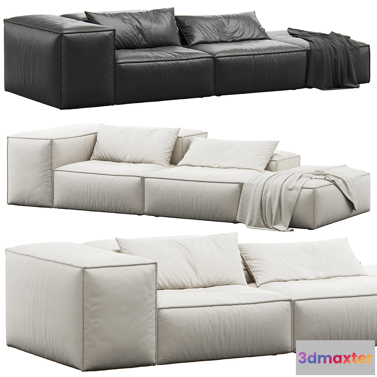 1405320 - Extrasoft Sofa by Living Divani Comp 4 3D Max