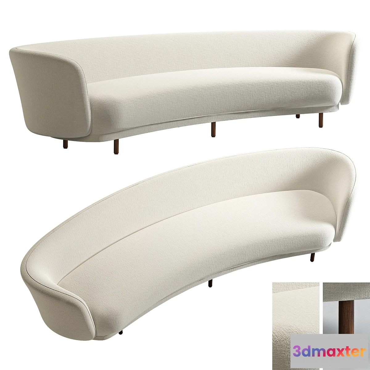 1405382 - Dandy 4 seater sofa (Massproductions) 3D Max