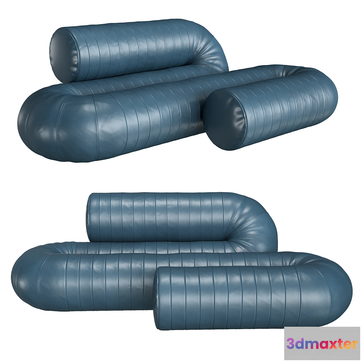 1405700 - DANTE Serpentine sofa 3D Max