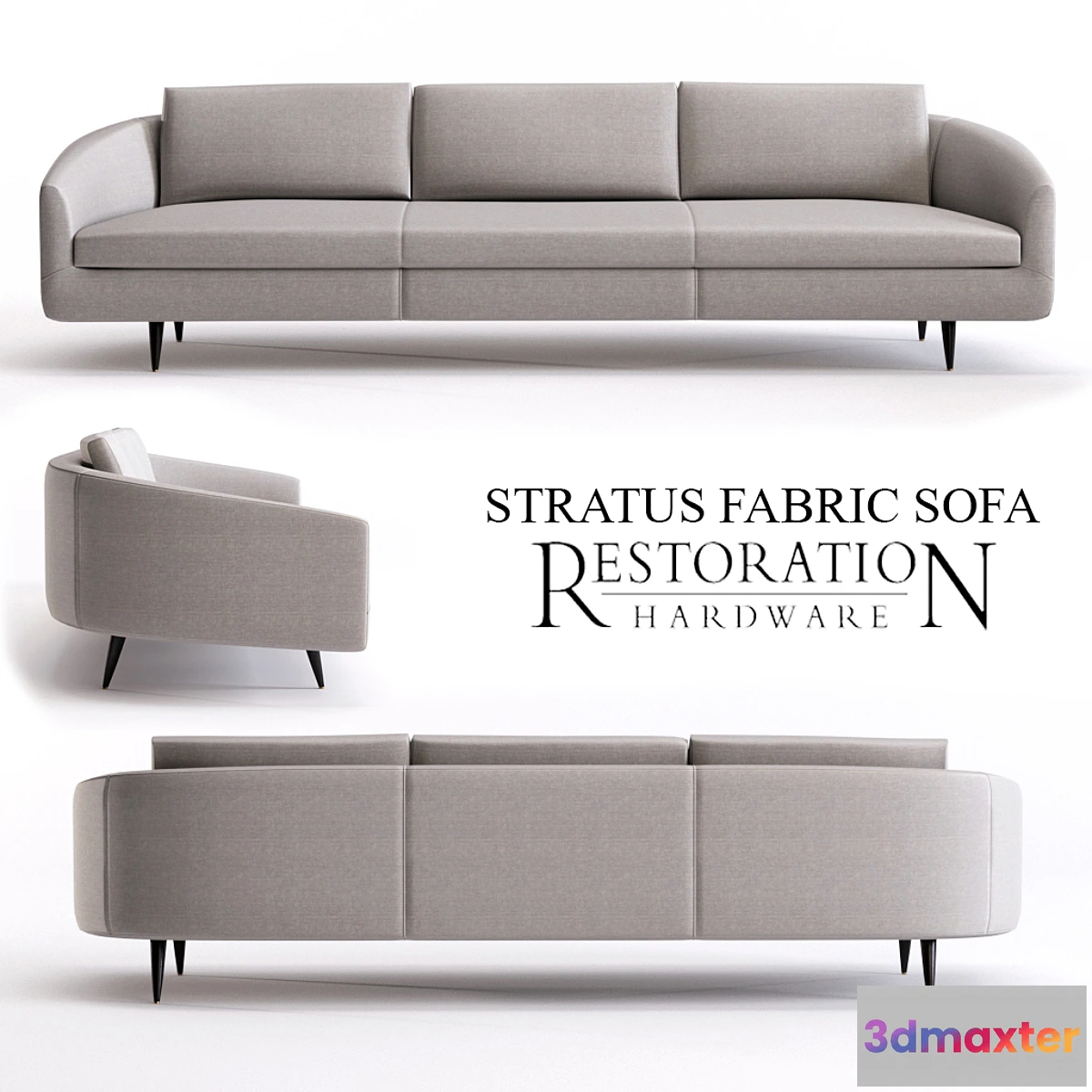 1405766 - STRATUS FABRIC SOFA 3D Max