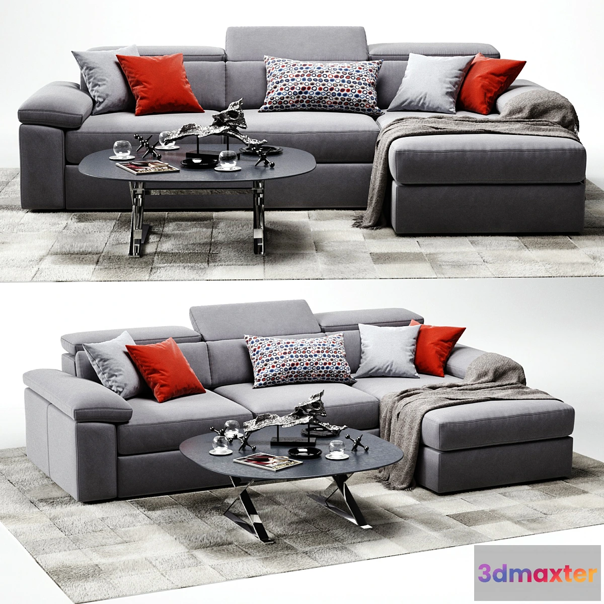 1406776 - VAVICCI Diamante Corner Sofa 3D Max