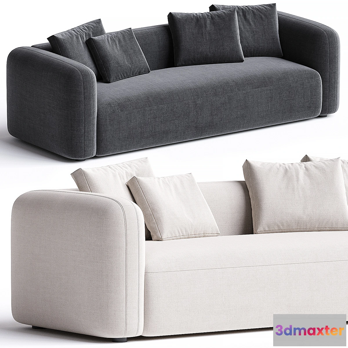 1407980 - Nara Sofa Gibson Wheat 3D Max