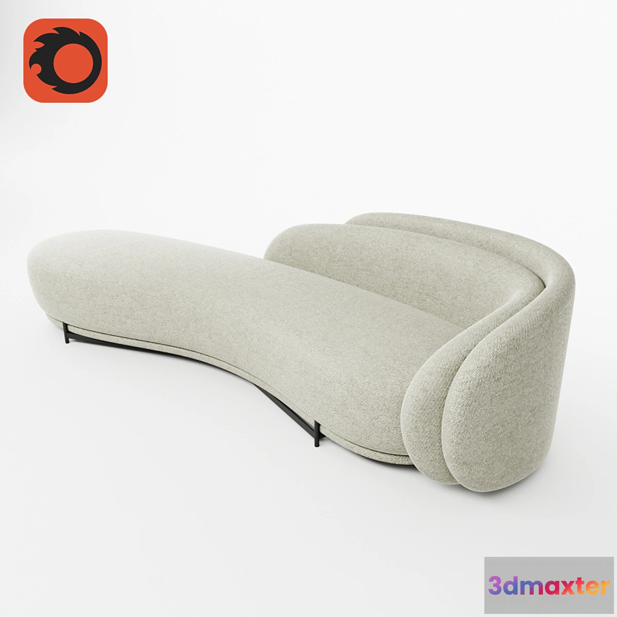 1410076 - Paolo Ferrari Layered Back Sofa 3D Max