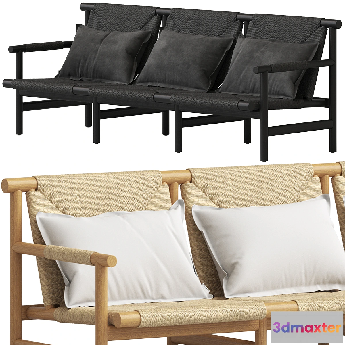 1410096 - Coco Republic Sardinia Outdoor Sofa 3D Max