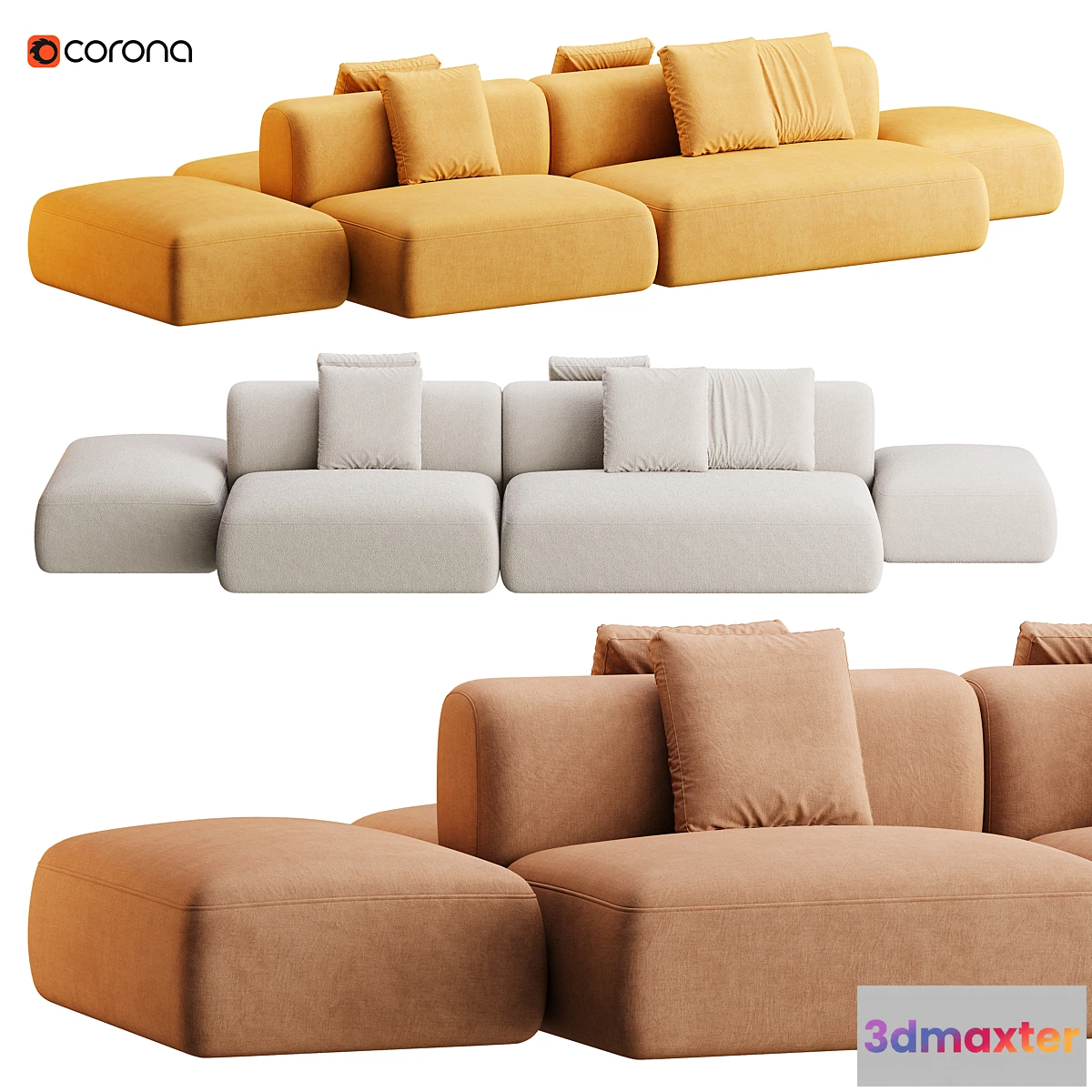 1410160 - Cozy Island Sofa 3D Max