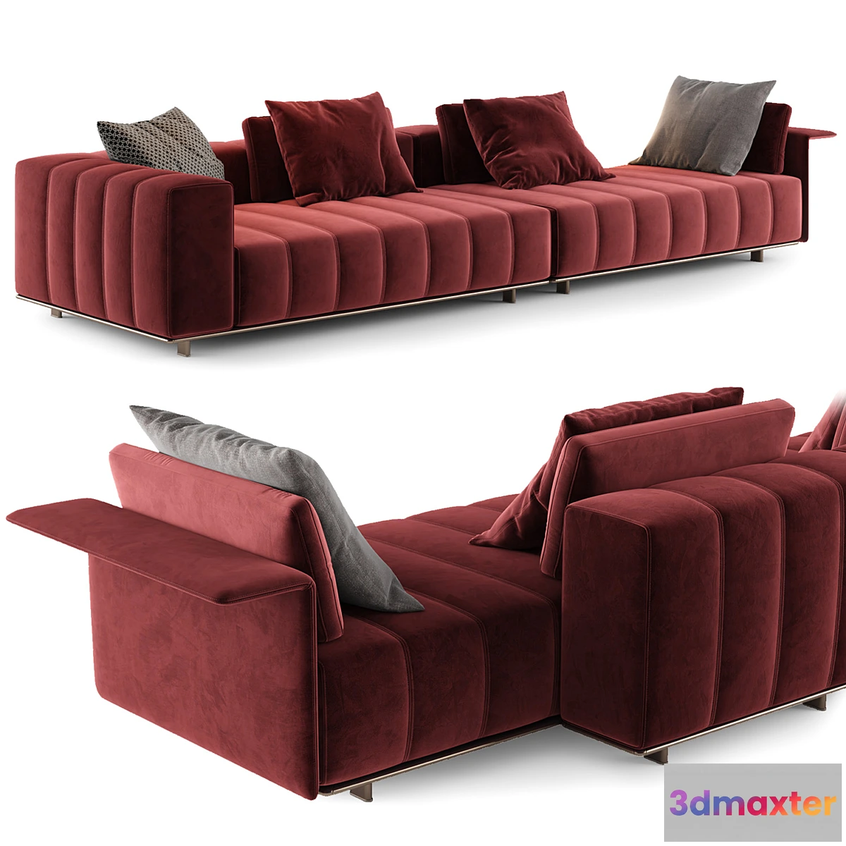 1410738 - Minotti FREEMAN TAILOR Sofa 3D Max