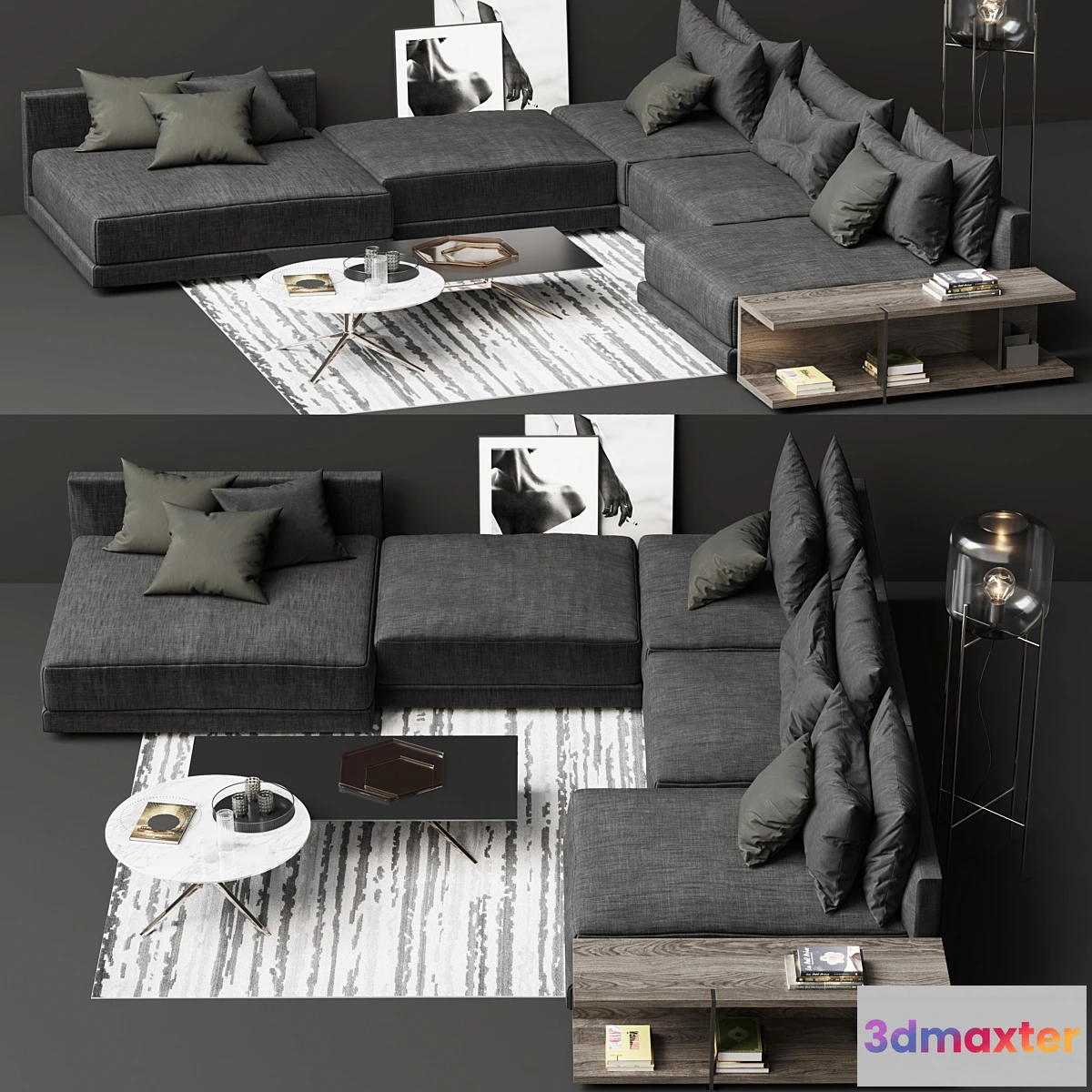 1411290 - Poliform Bristol Sofa 3D Max