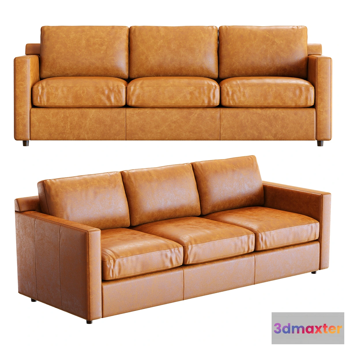 1412958 - Crate&Barrel Barrett II Sofa 3D Max