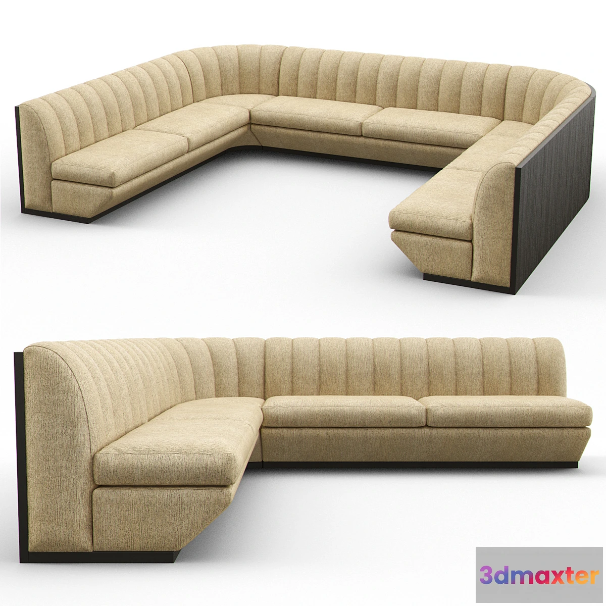 1413276 - VIENNA Modular Banquet Seating 3D Max