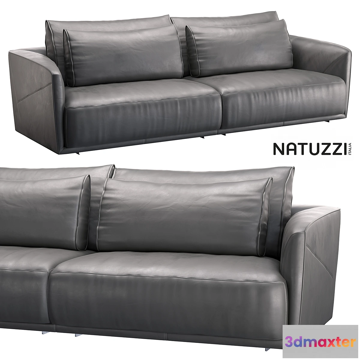 1413494 - Natuzzi Long Beach Sofa 3D Max