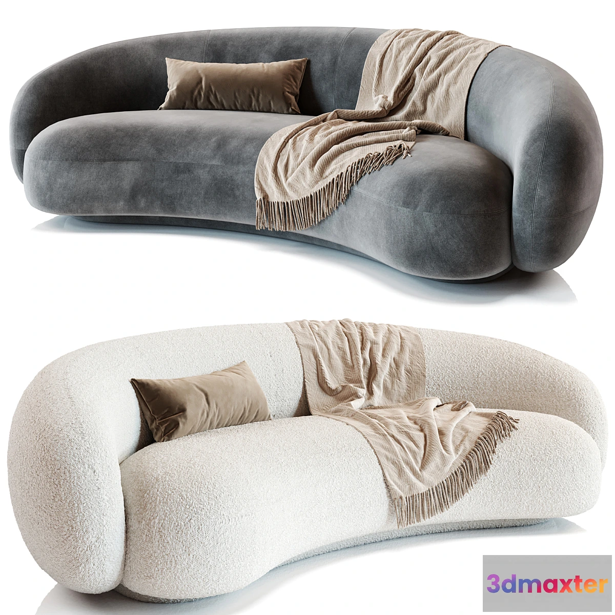 1413750 - Julep Sofa By Tacchini 3D Max