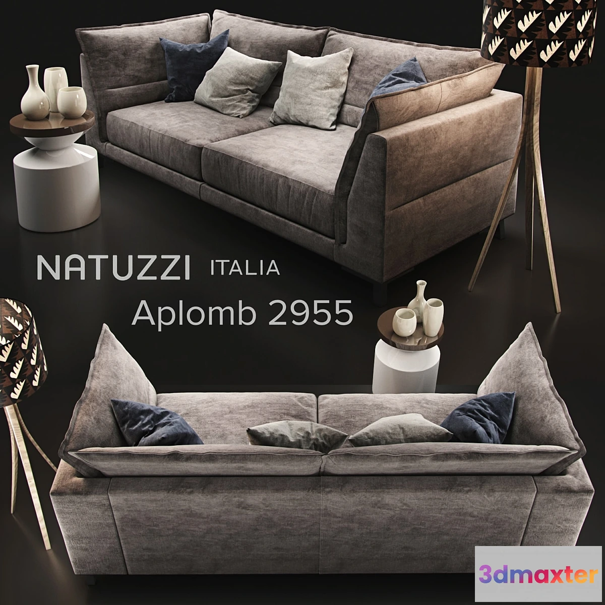 1414374 - Divan Natuzzi Aplomb 3D Max
