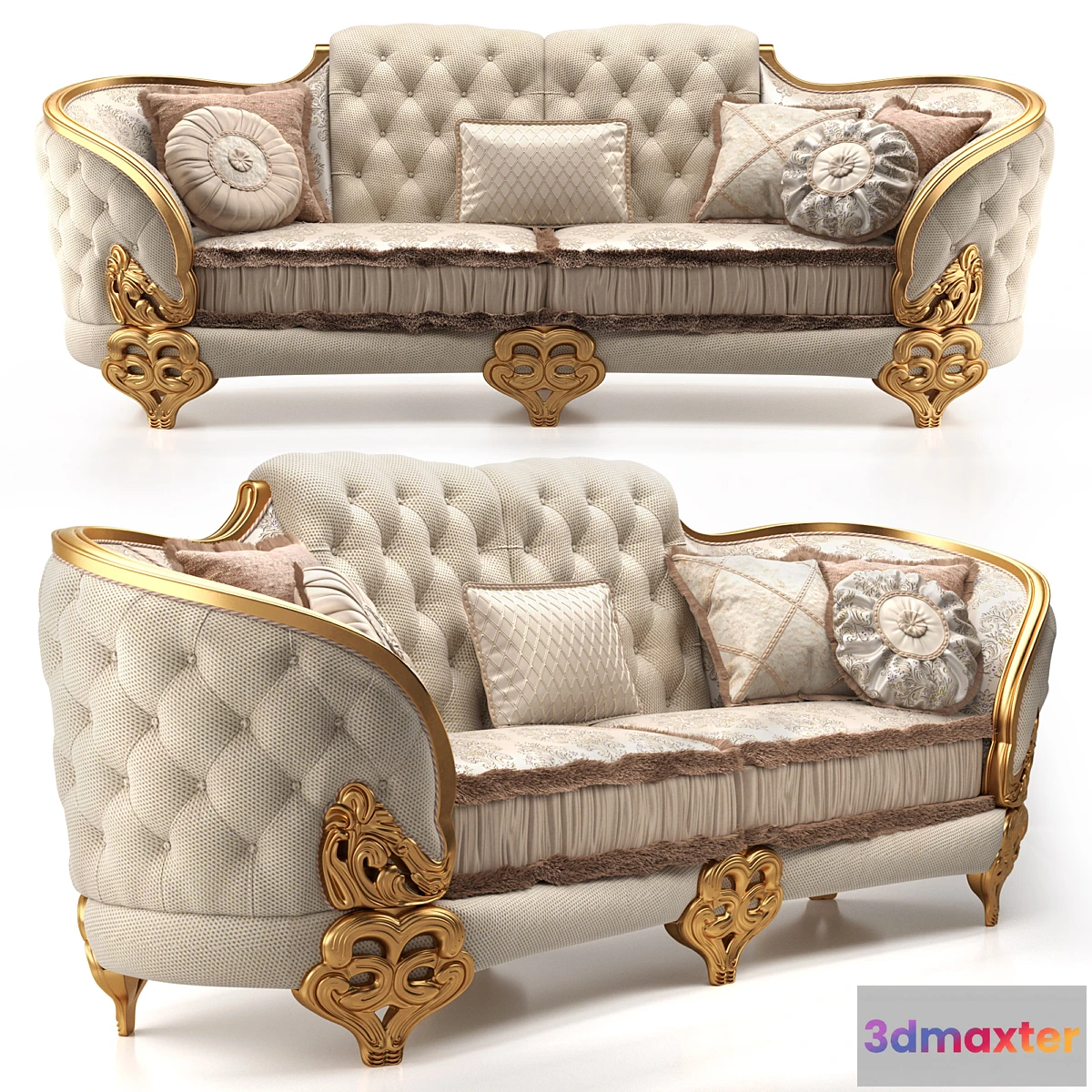 1414988 - Double sofa BOBOLI 3D Max