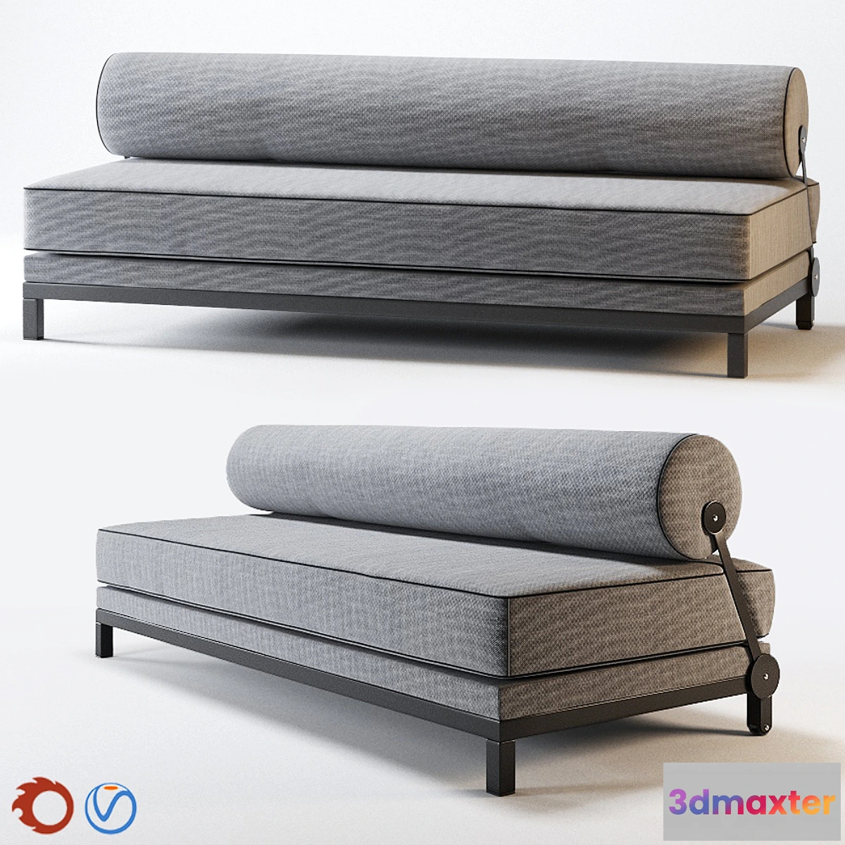 1415410 - Sleep Sofa from the Soft Line 3D Max