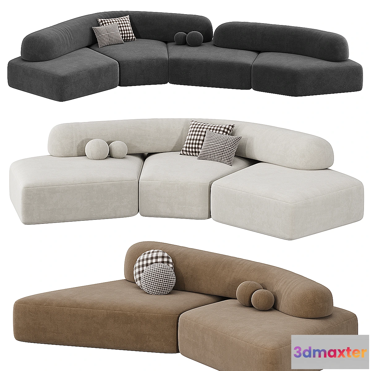 1416112 - On The Rocks Sofa 3D Max