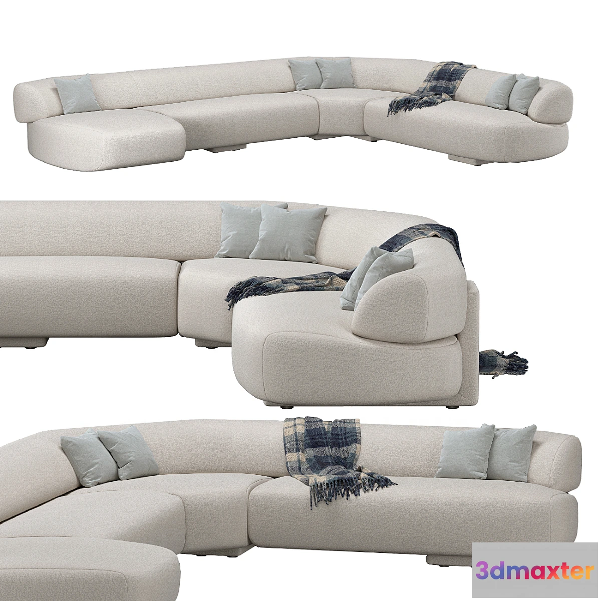 1416488 - Moroso Gogan Sofa 3D Max