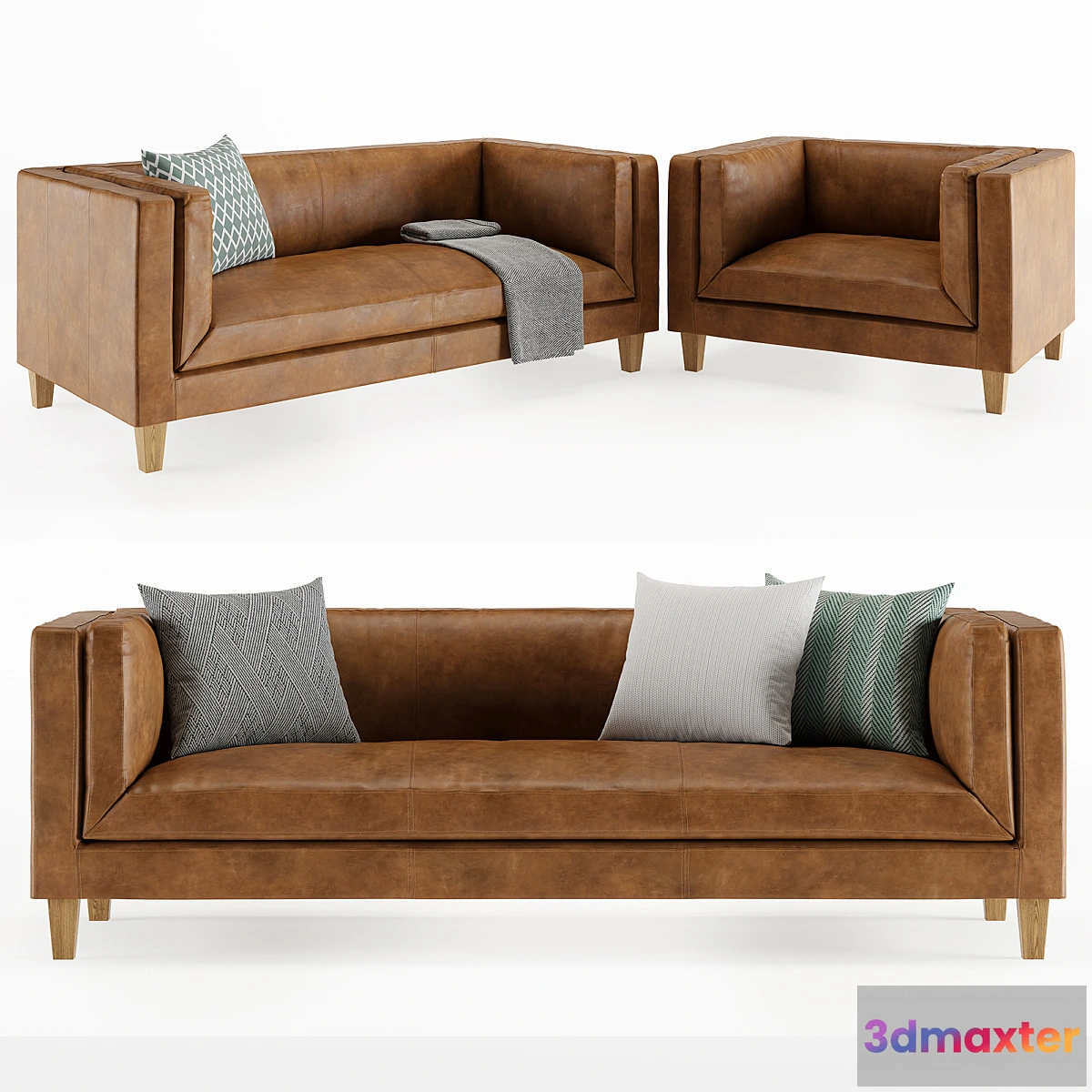 1416504 - The Vittoria Sofa set 3D Max