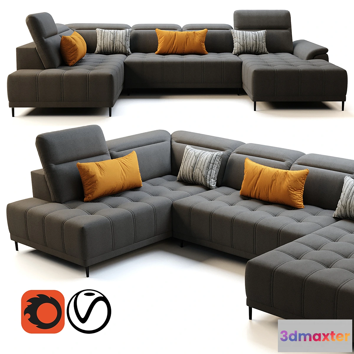 1417192 - Wersal Calvaro XL Sofa 3D Max