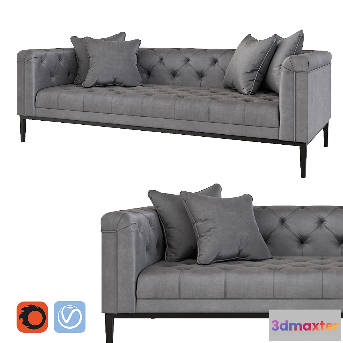 1417698 - Eichholtz Sofa Cesare 3D Max
