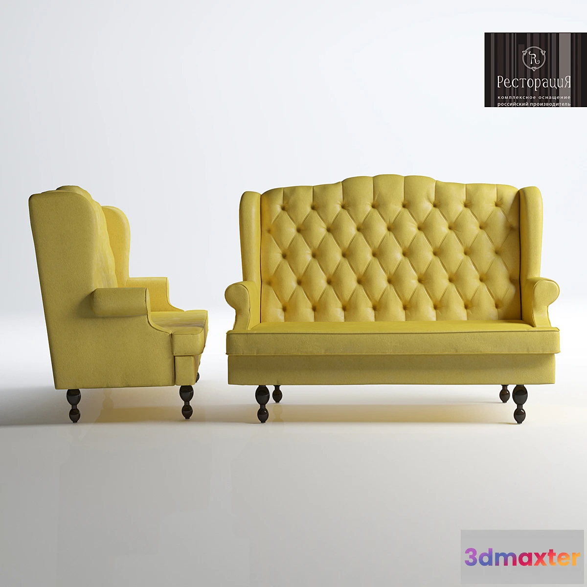 1417980 - Sofa LIVERPOOL for restaurants cafes 3D Max