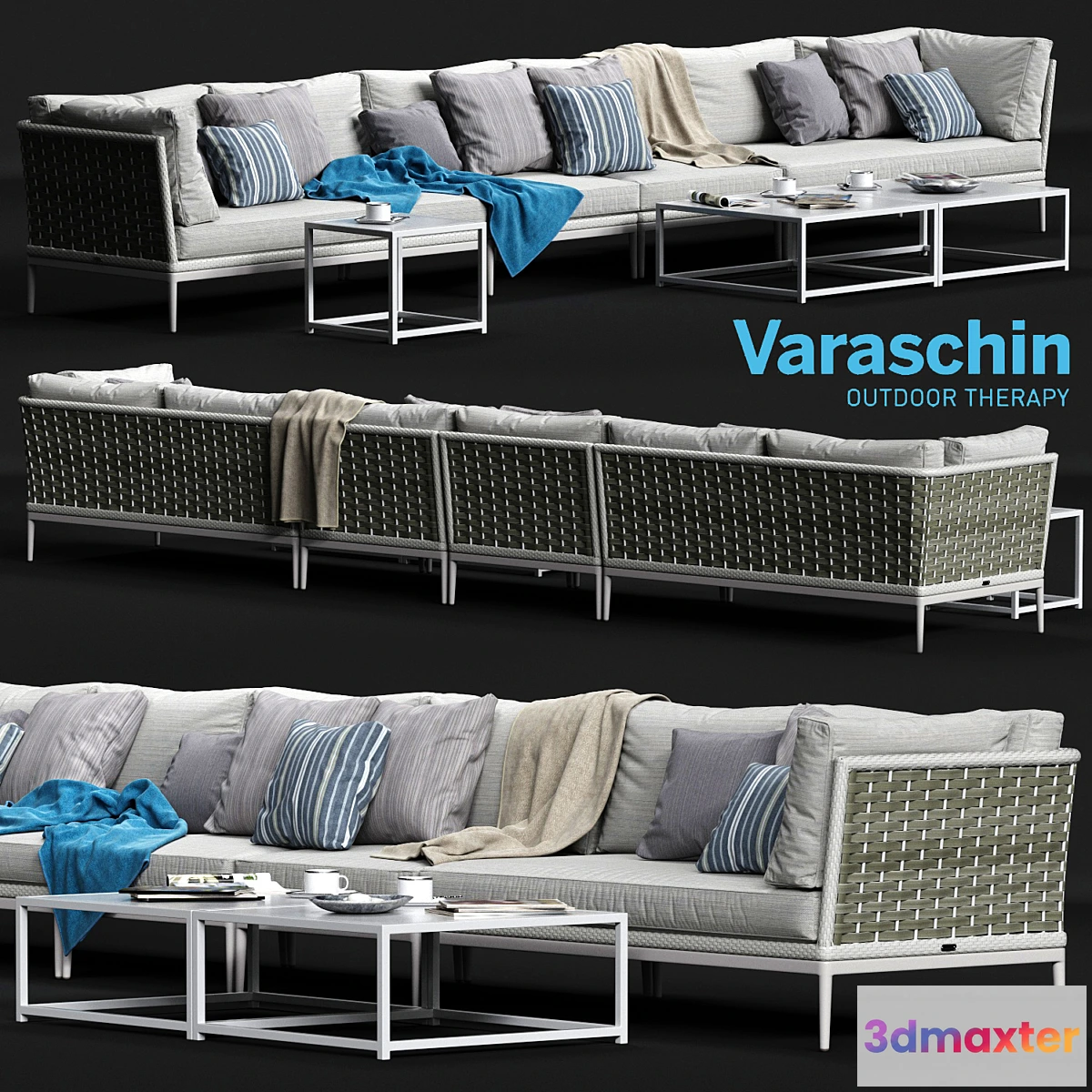 1418140 - Varaschin ALGARVE Sofa 01 3D Max