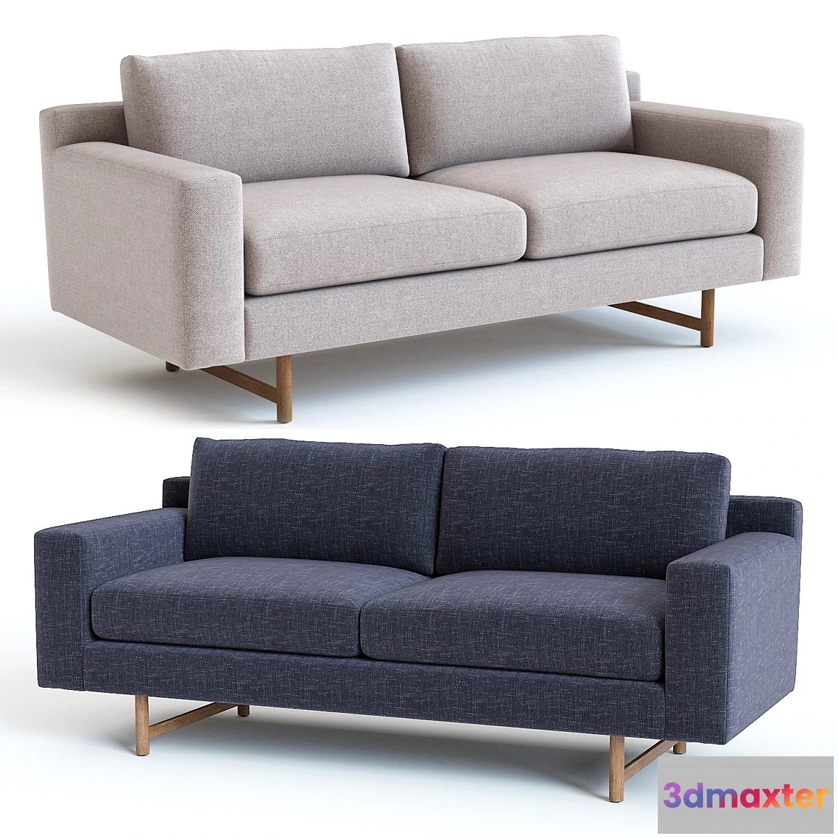 1418696 - West Elm Eddy Sofa 3D Max