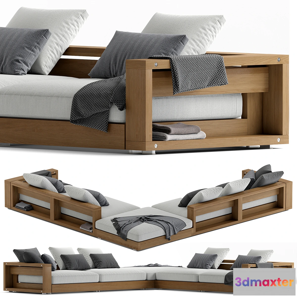 1420772 - Flexform Hamptons sofa 3D Max