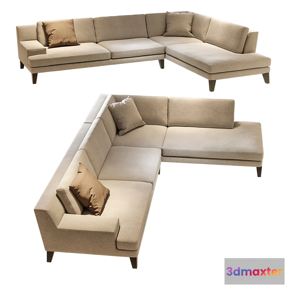 1421580 - Roche Bobois Playlist Corner Sofa 3D Max