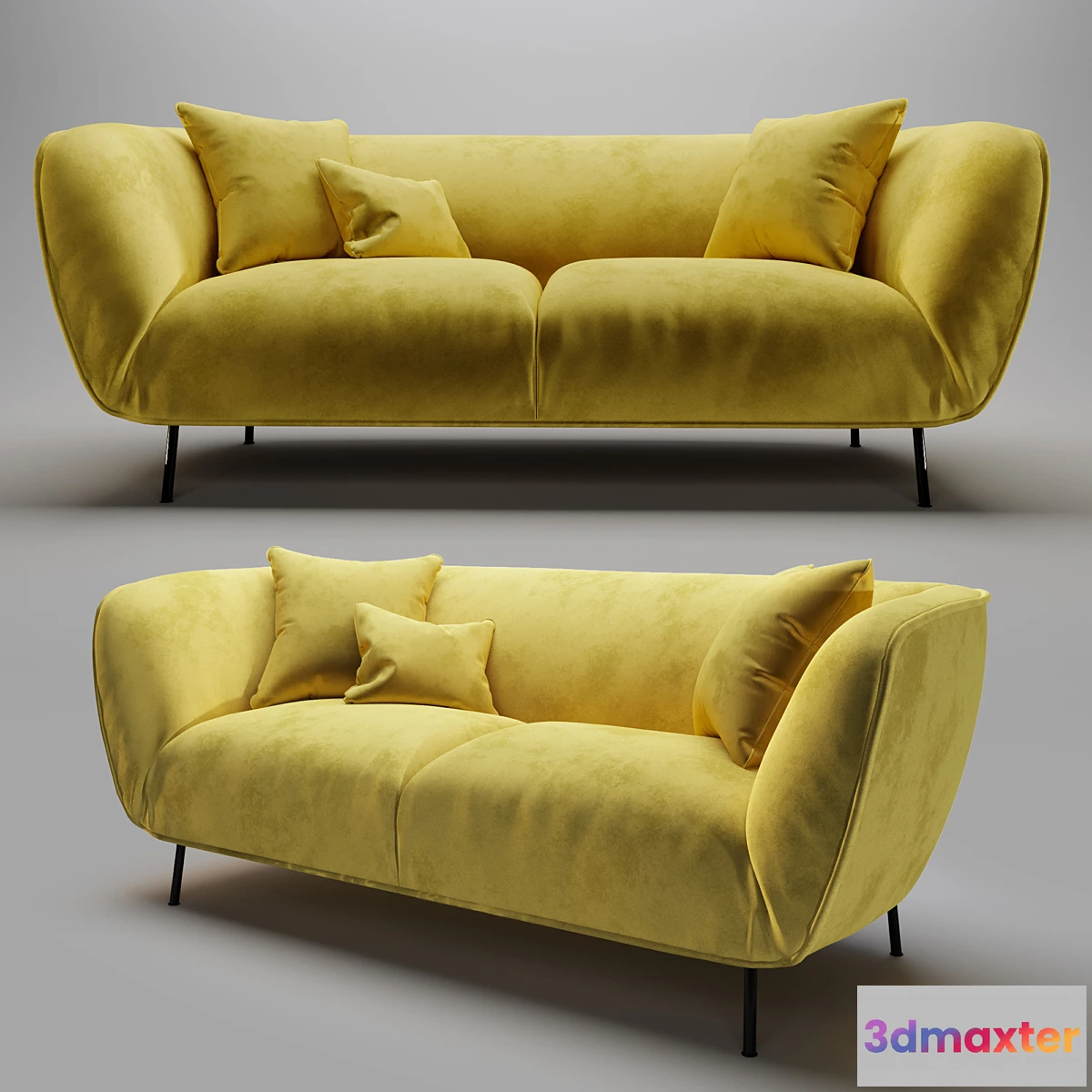 1422144 - Florence Sofa 3D Max