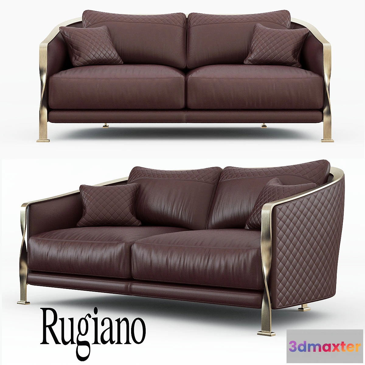 1423292 - Rugiano Paris sofa leather 3D Max