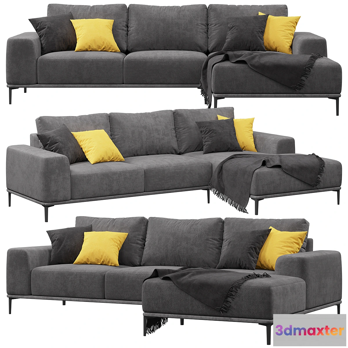 1423430 - Sofa Eichholtz Montado 3D Max
