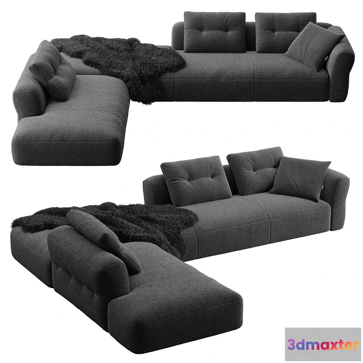 1424370 - Cassina SENGU BOLD corner 3D Max