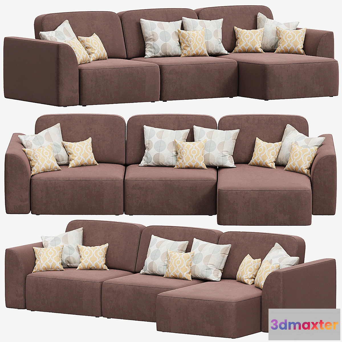 1425302 - Corner Sofa Sietl Xoff 3D Max